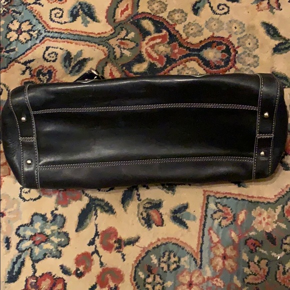 Cole Haan Black Leather Chain Purse - Picture 2 of 7